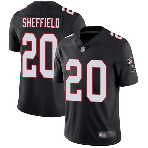 Atlanta Falcons Limited Black Men Kendall Sheffield Alternate Jersey NFL Football #20 Vapor Untouchable